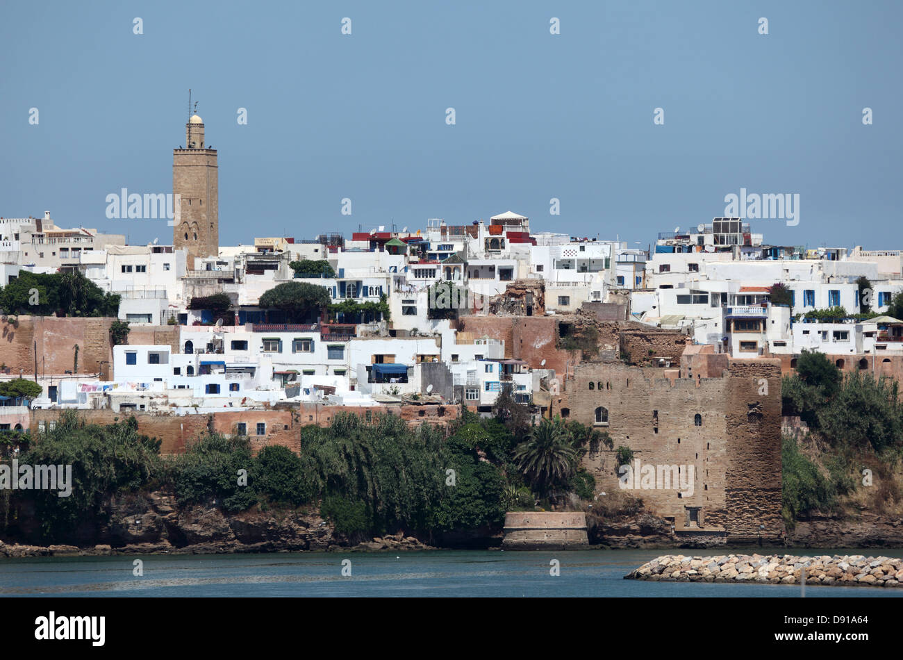 Old town of Rabat, Morocco Stock Photo