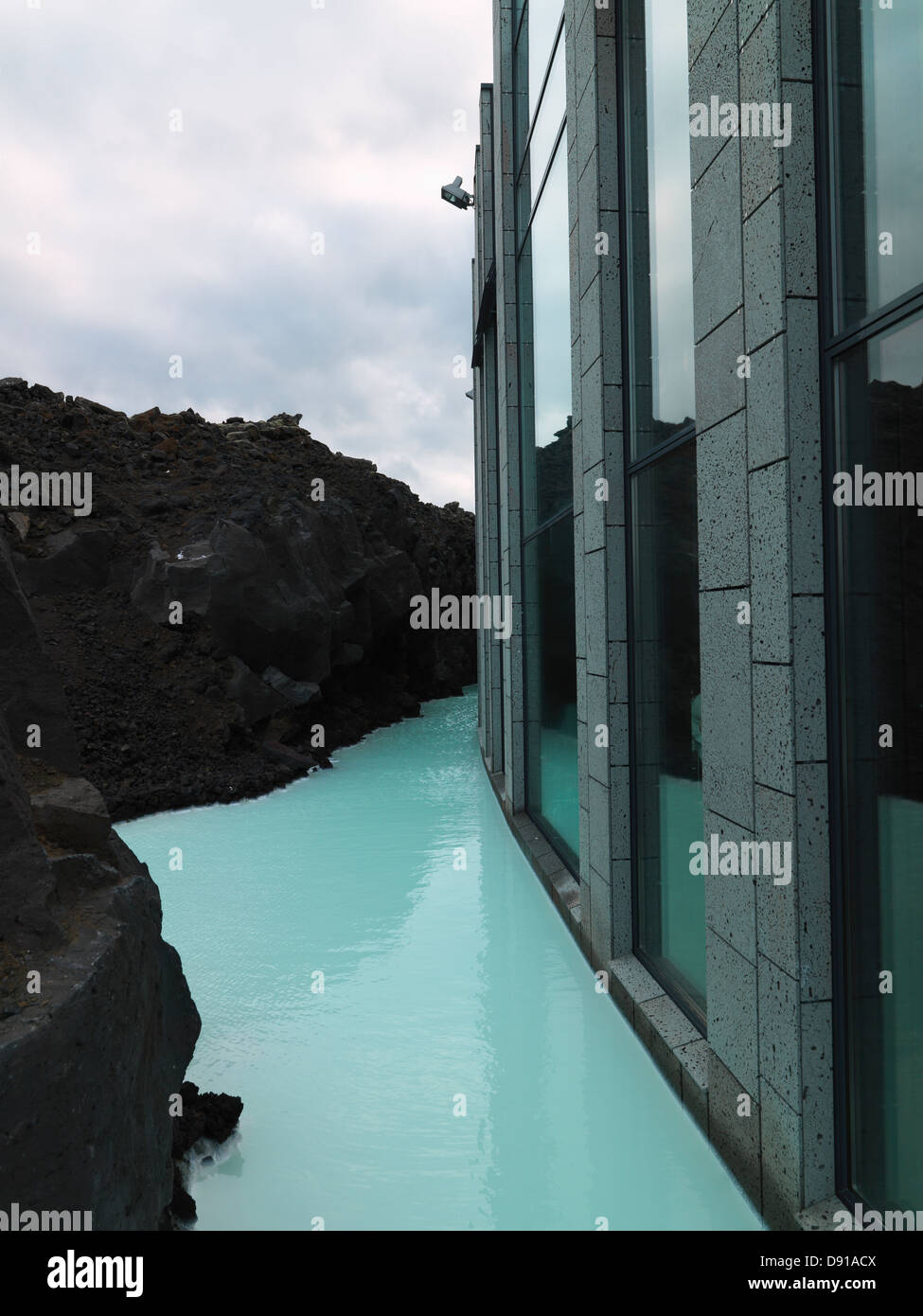 Blue Lagoon, a geothermal spa at Iceland. Stock Photo