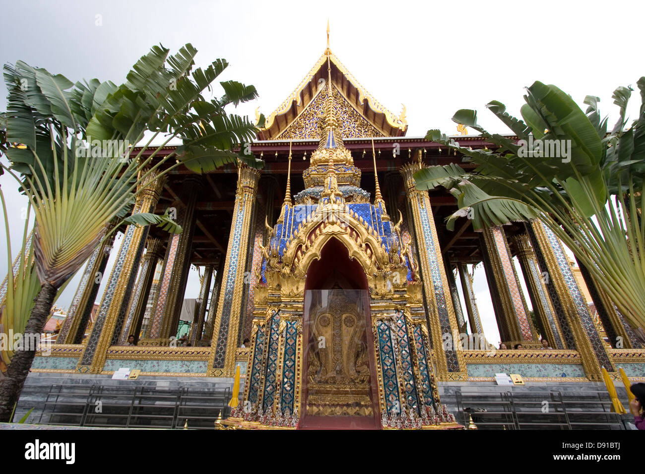 Part of the Thai Grand Palace, Bangkok, Thailand, South East Asia Stock Photo