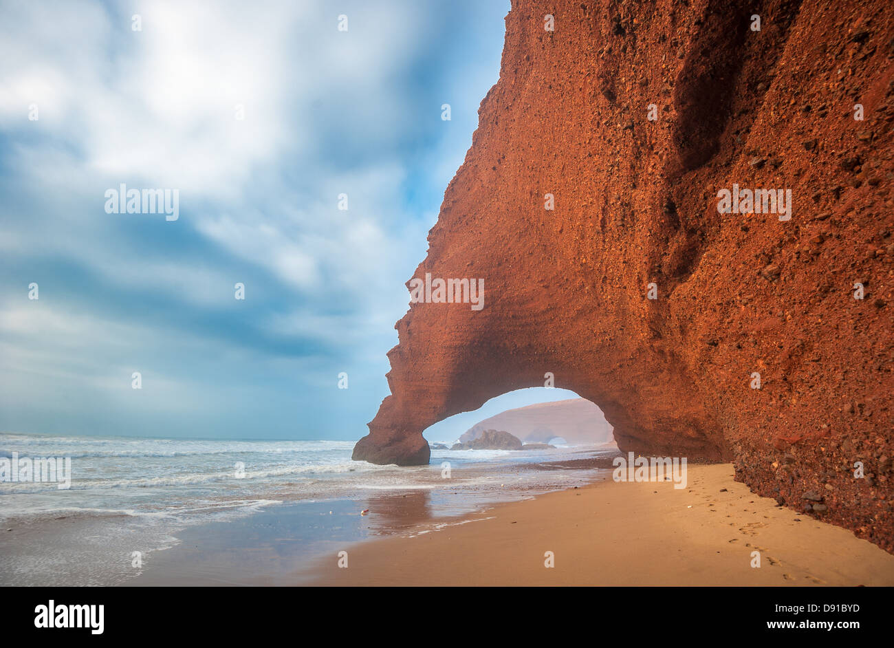 Legzira beach, Morocco Stock Photo