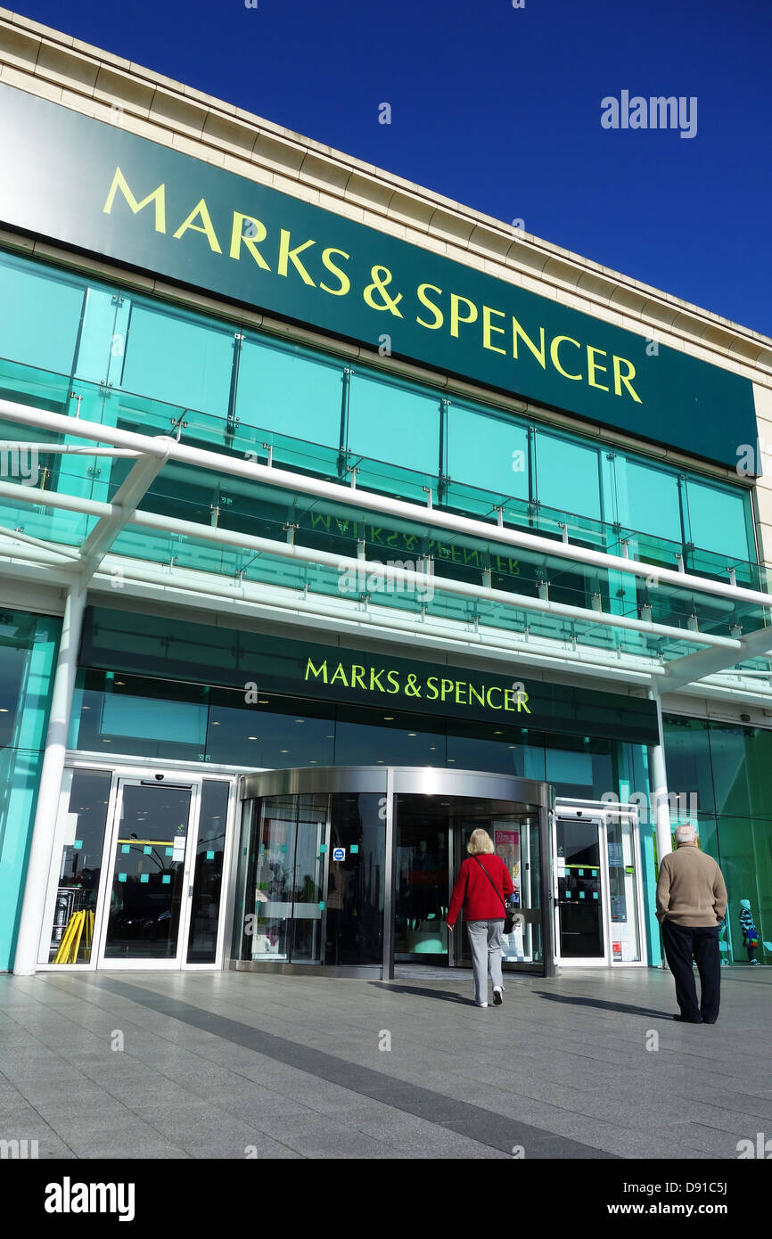 Marks and Spencer store, Marks & Spencer, Britain, UK Stock Photo