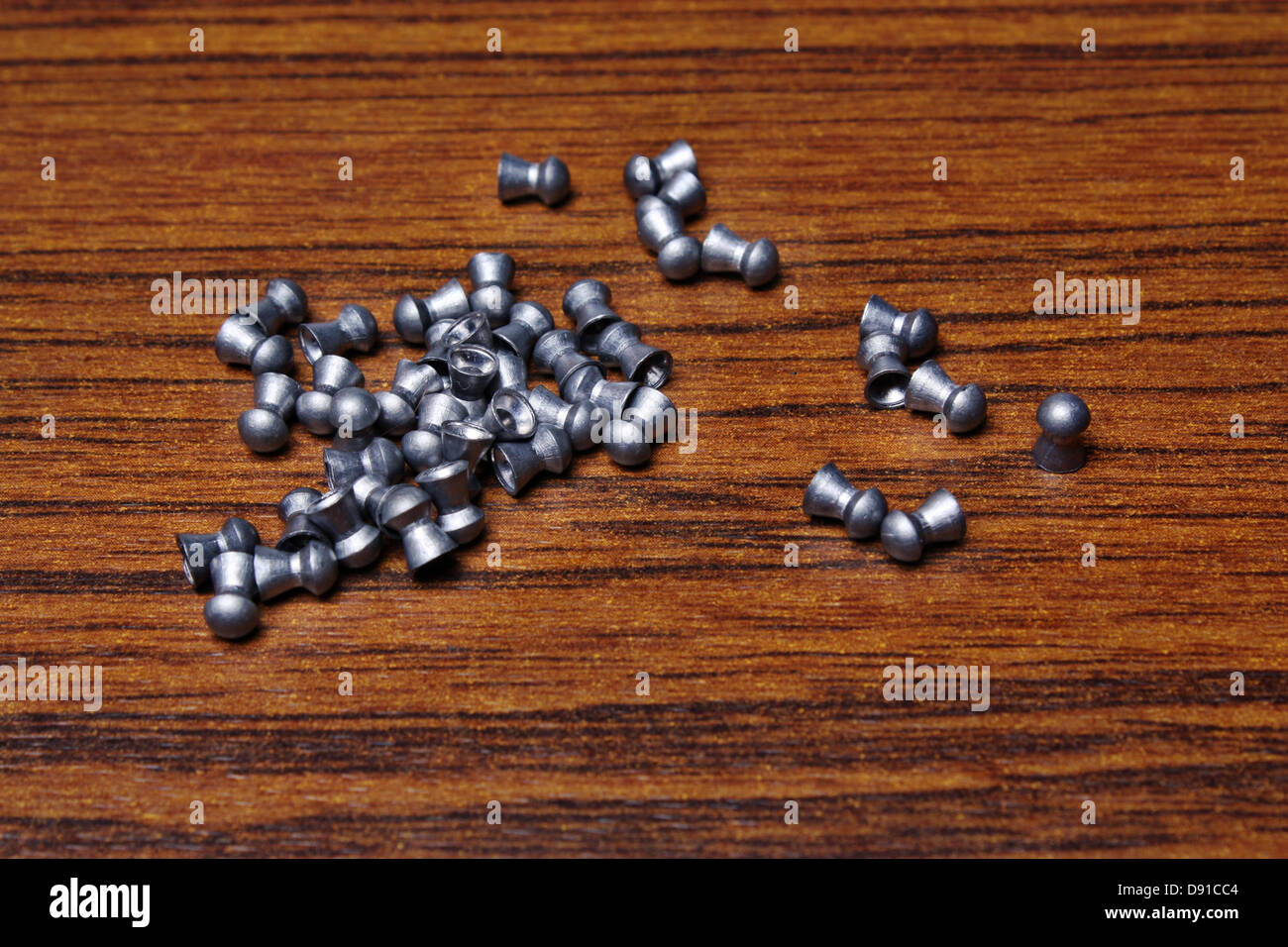 Lead pellets for air rifle Stock Photo Alamy