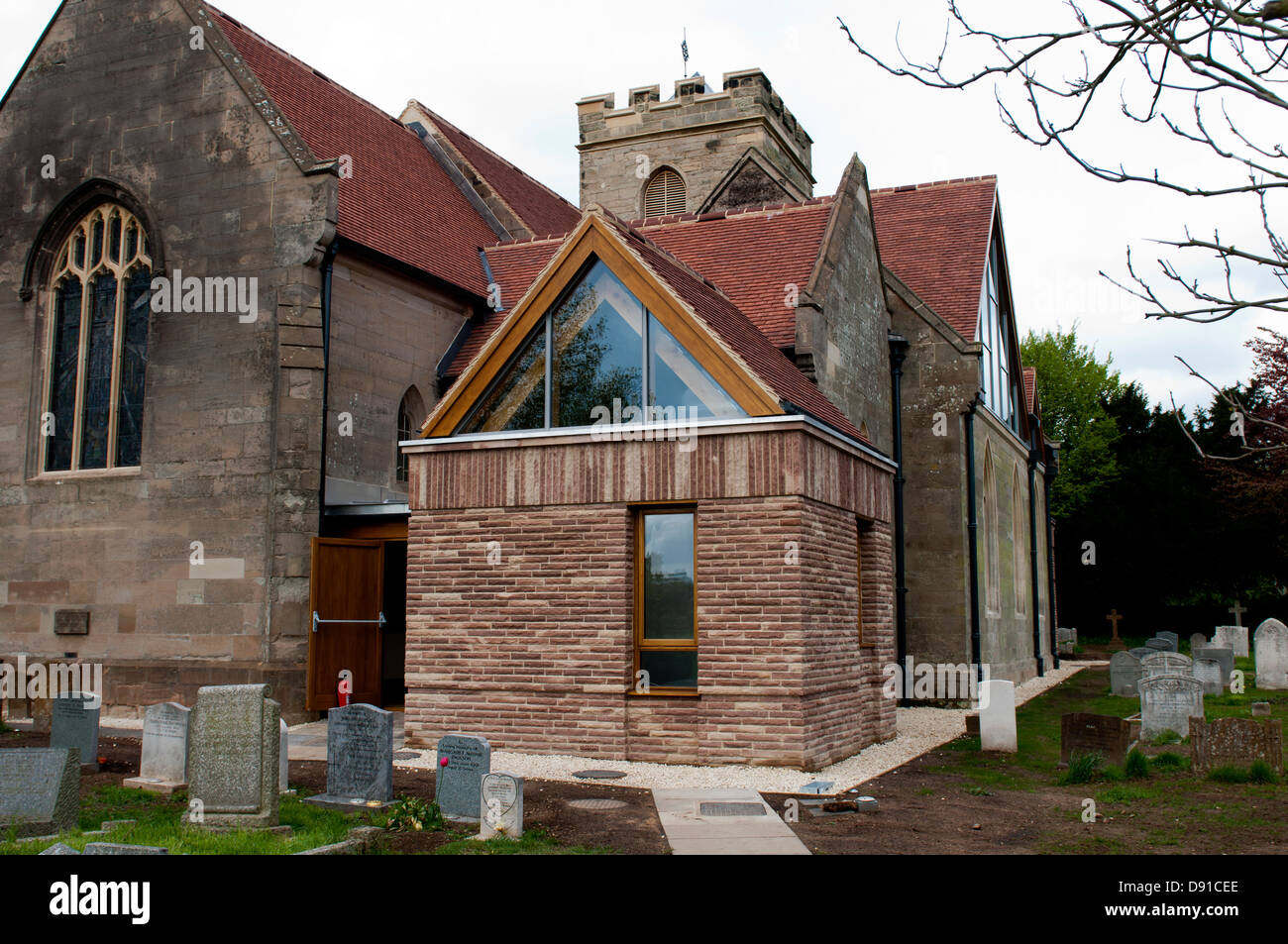 St. Nicholas Church, Radford Semele, Warwickshire, England, UK Stock