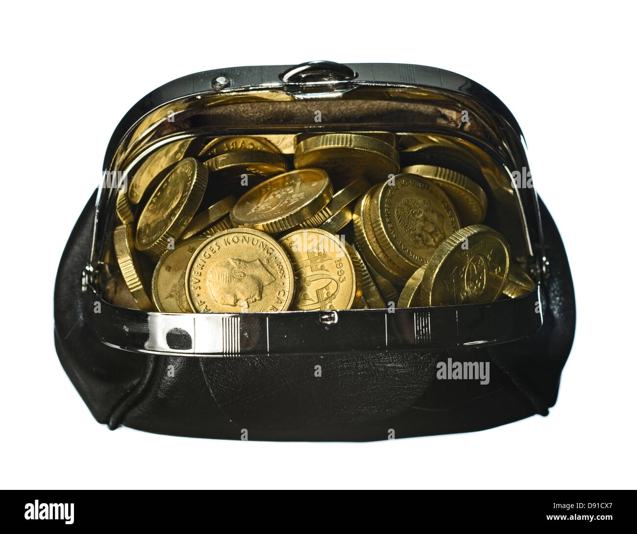 Swedish coins in wallet Stock Photo - Alamy