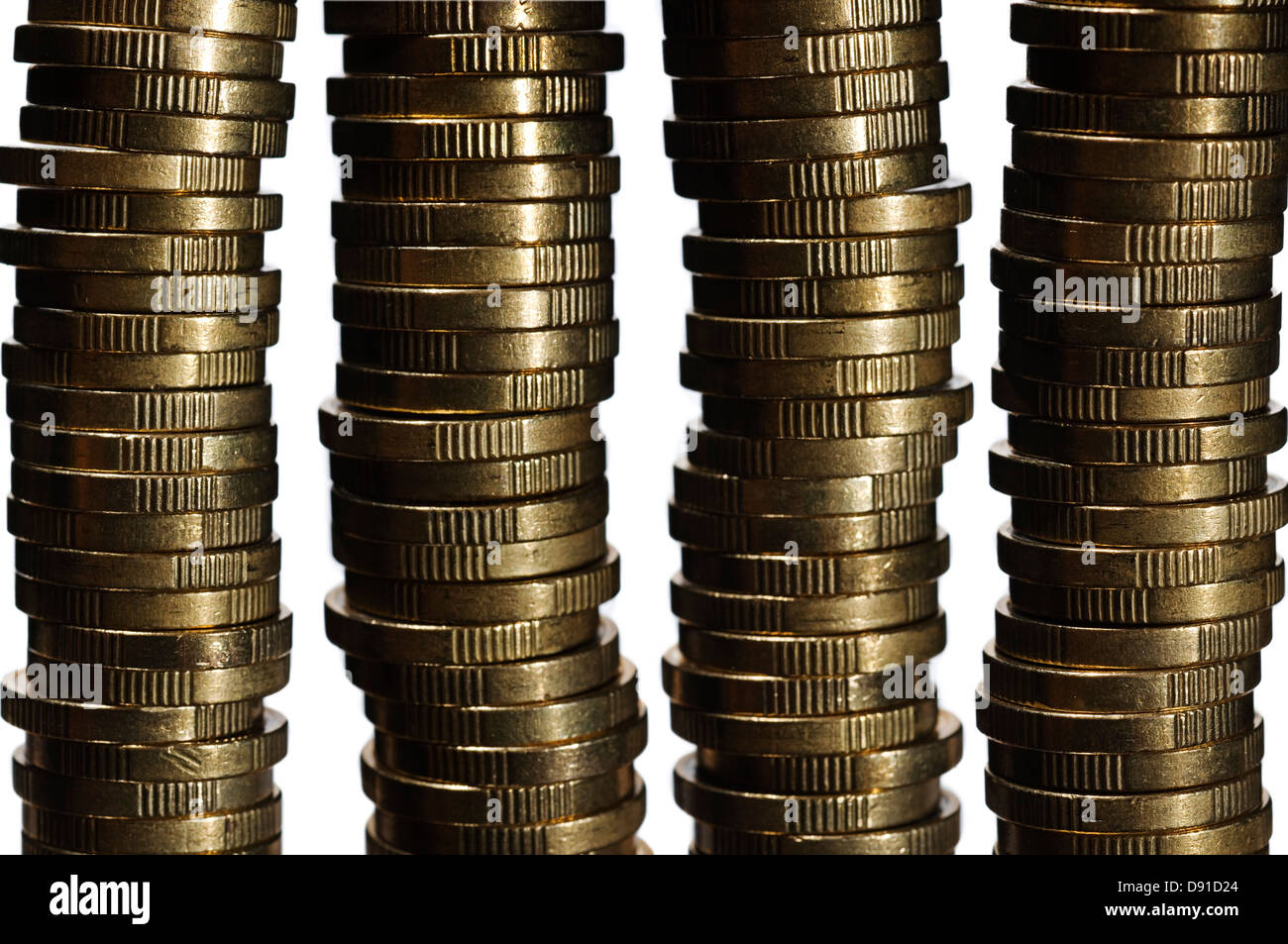 Stack of Swedish coins Stock Photo - Alamy