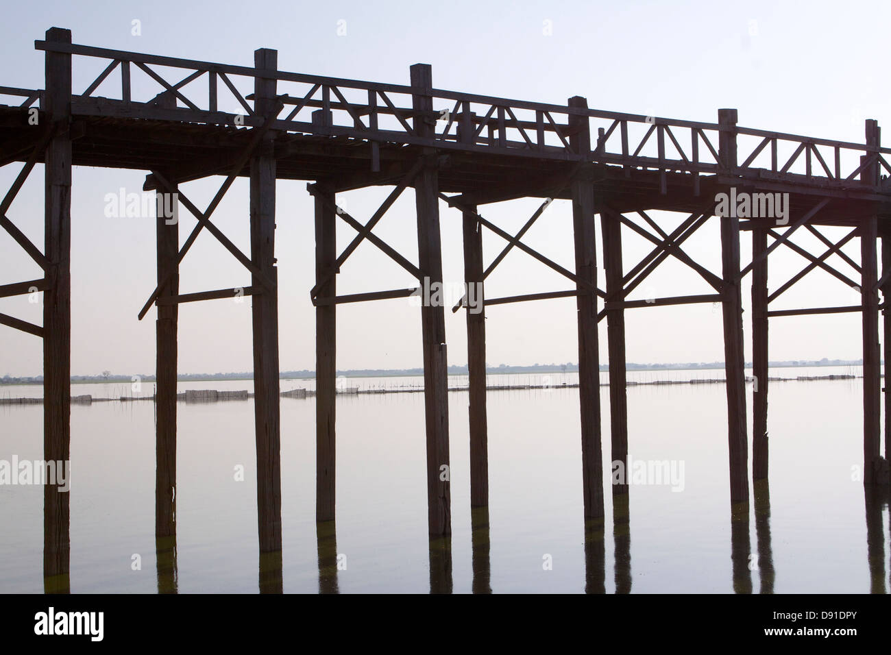 Longest teak bridge in world hi-res stock photography and images - Alamy