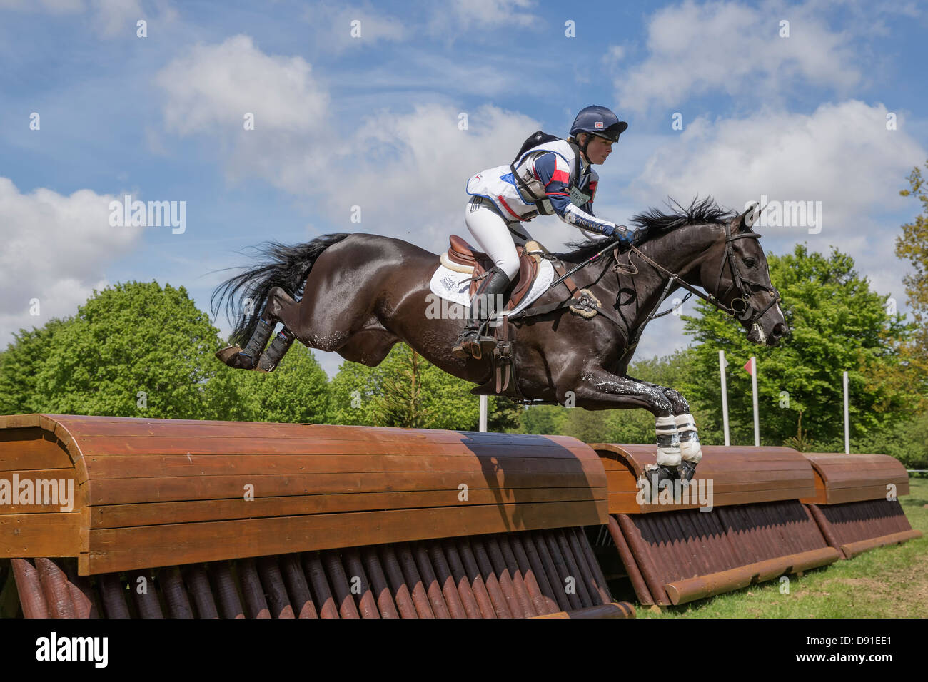 Emily Llewellyn on Junior 2 Houghton International Horse Trials 2013