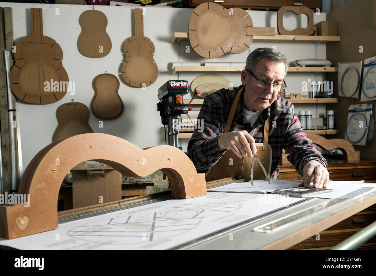 Stringed instrument maker hires stock photography and images Alamy