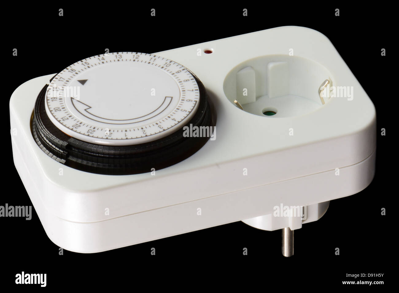 Power socket with timer switch Stock Photo Alamy