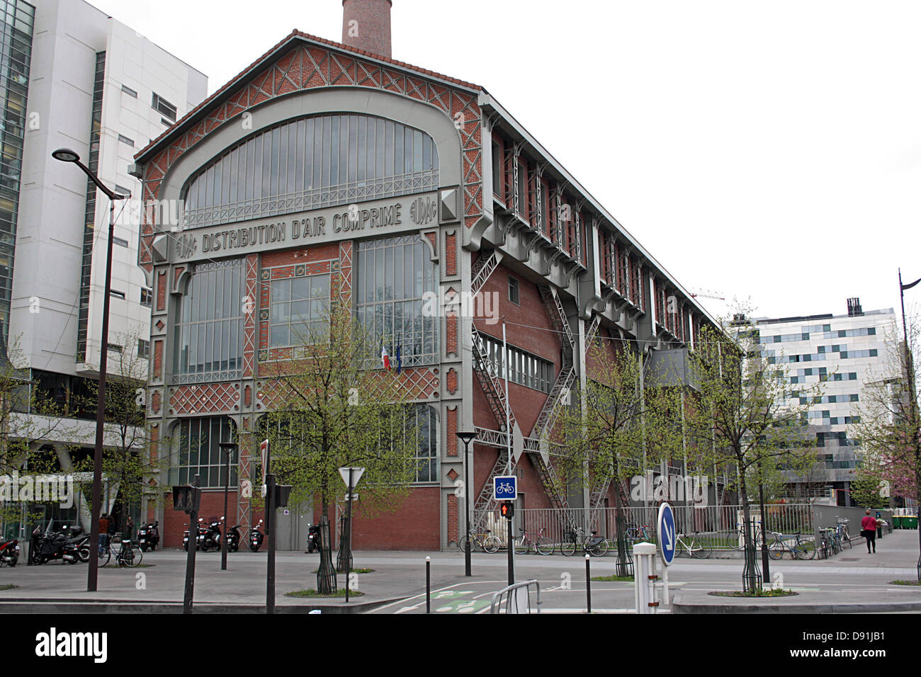 Compressed Air Plant, Tolbiac, East Paris Stock Photo Alamy