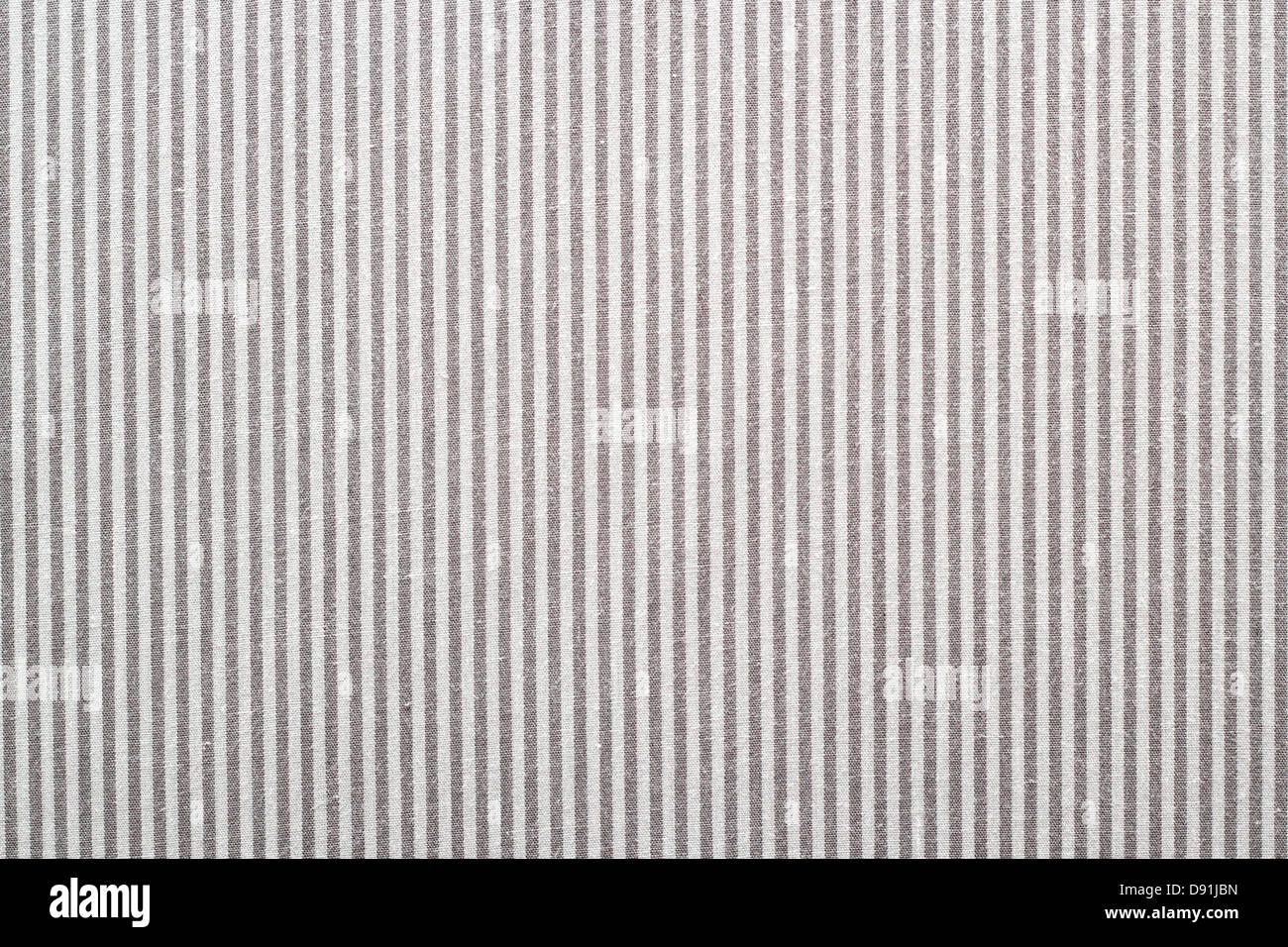textured shirt material - fabric with gray and white parallel stripes Stock Photo
