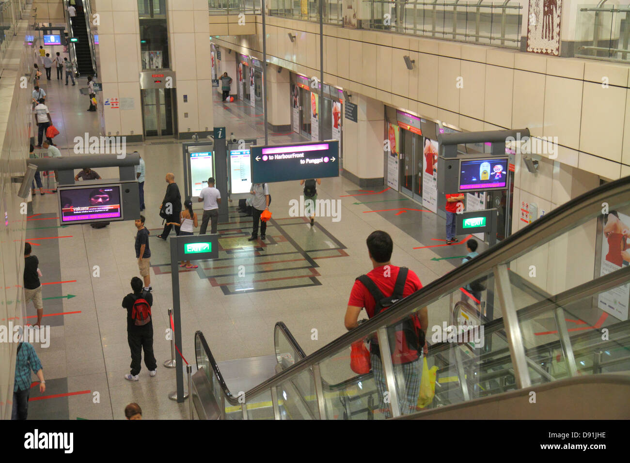 Singapore Southeast Asia Little India Mrt Station North East Line Stock Photo Alamy