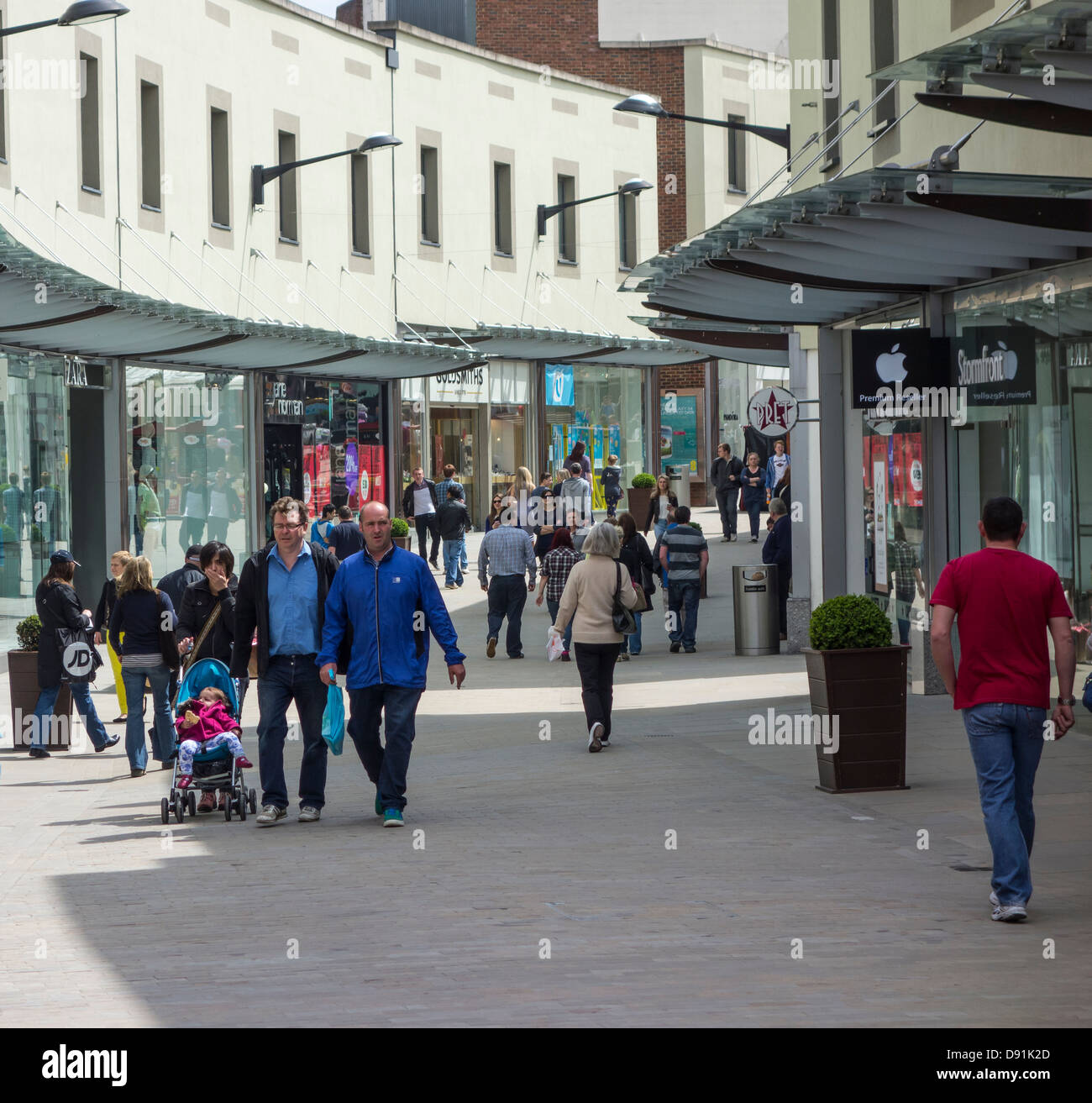 Fremlins Walk Shopping Centre Maidstone Kent Stock Photo