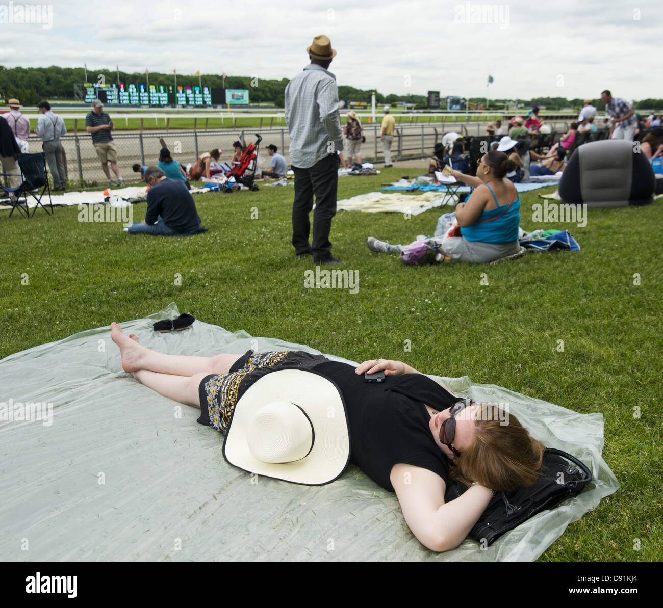 June 7, 2013 Elmont, New York, U.S. Scenes from around the track on