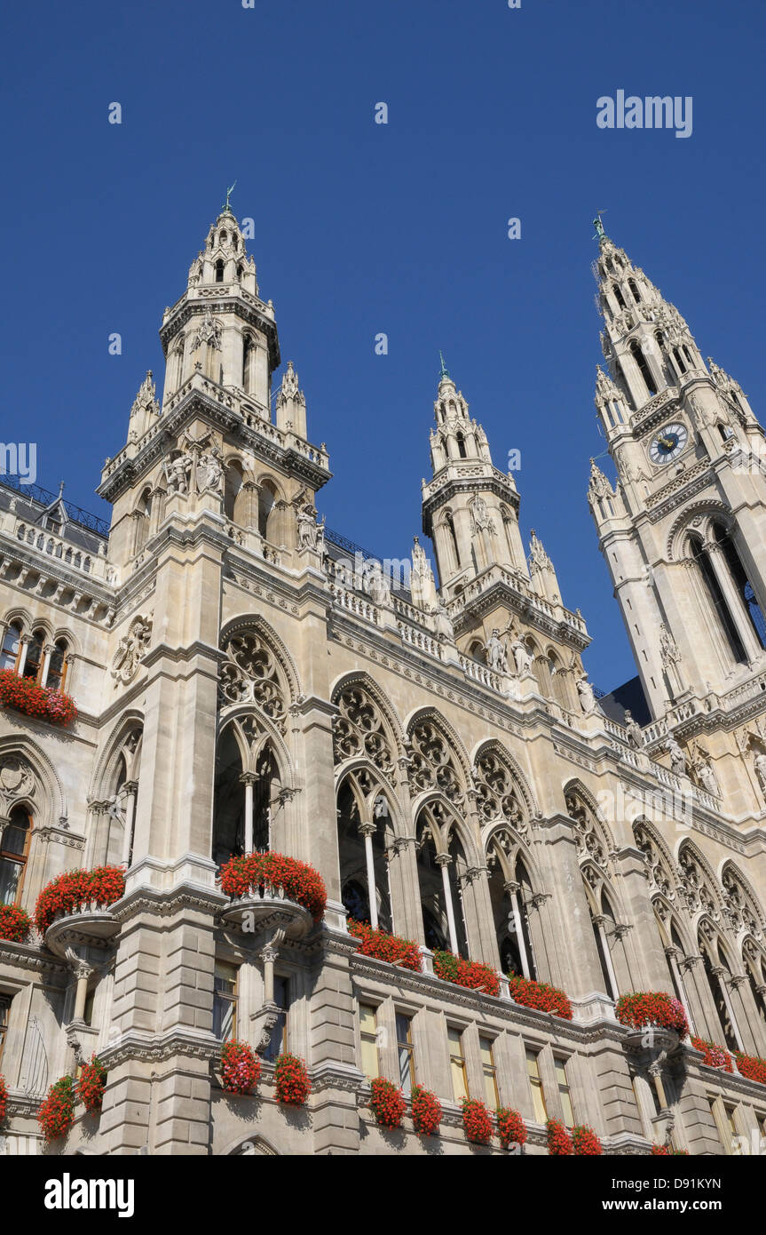 Vienna City Hall Stock Photo Alamy