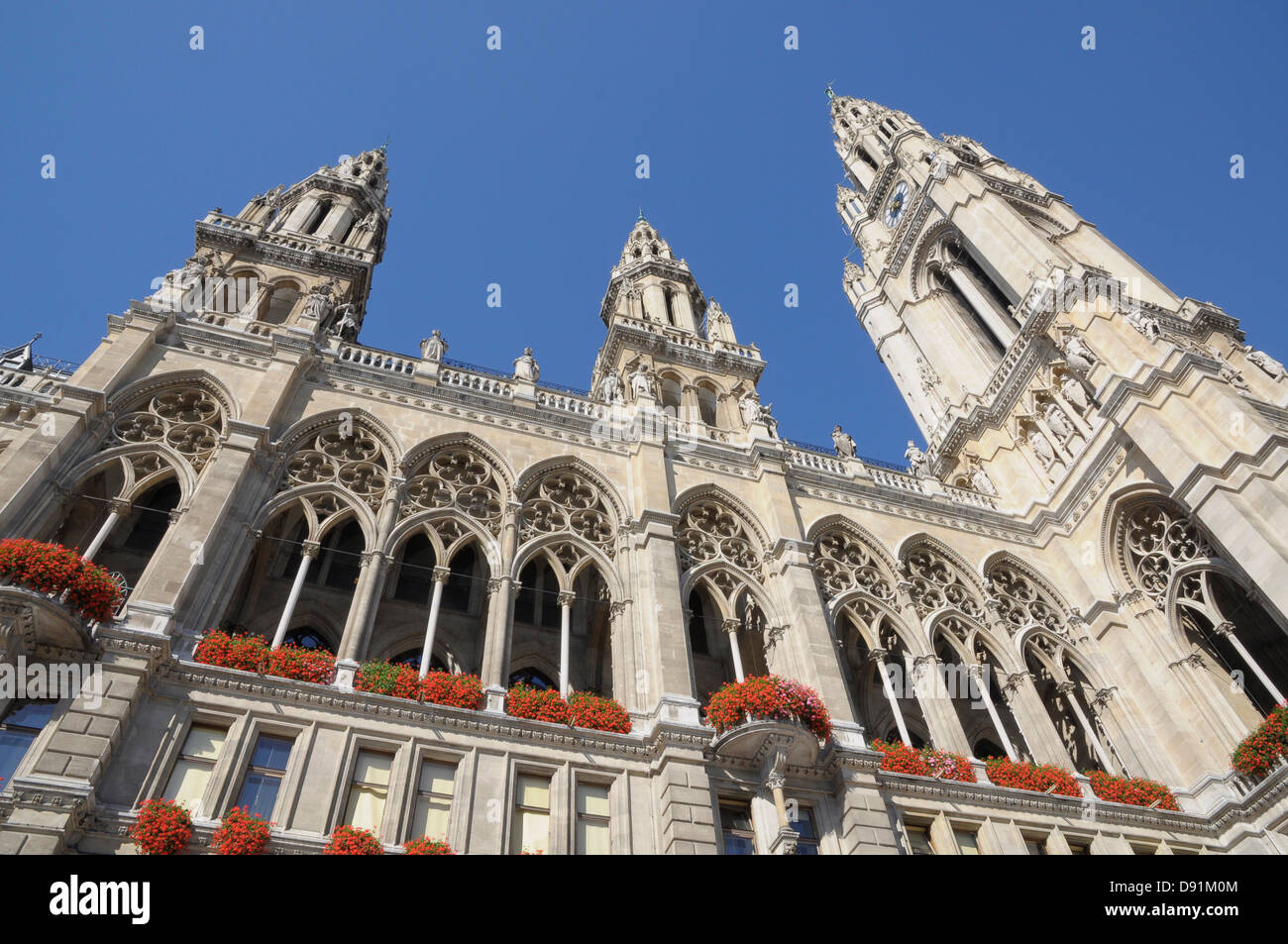 Vienna City Hall Stock Photo Alamy