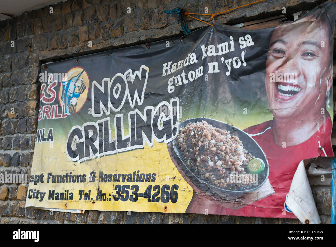 Advertisement Billboard in Manila, Philippines Stock Photo Alamy