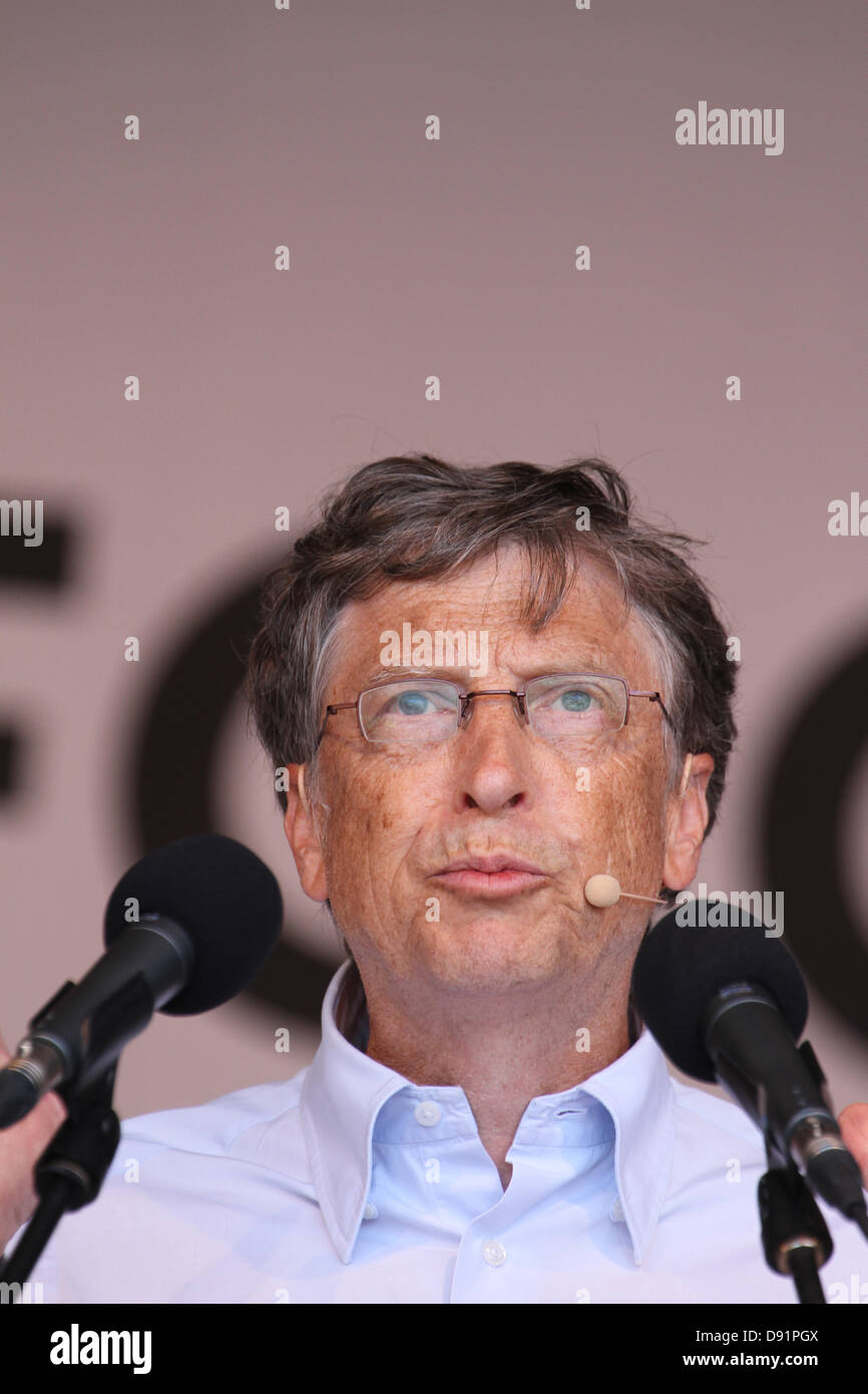 Bill Gates seen at Hyde Park Stock Photo