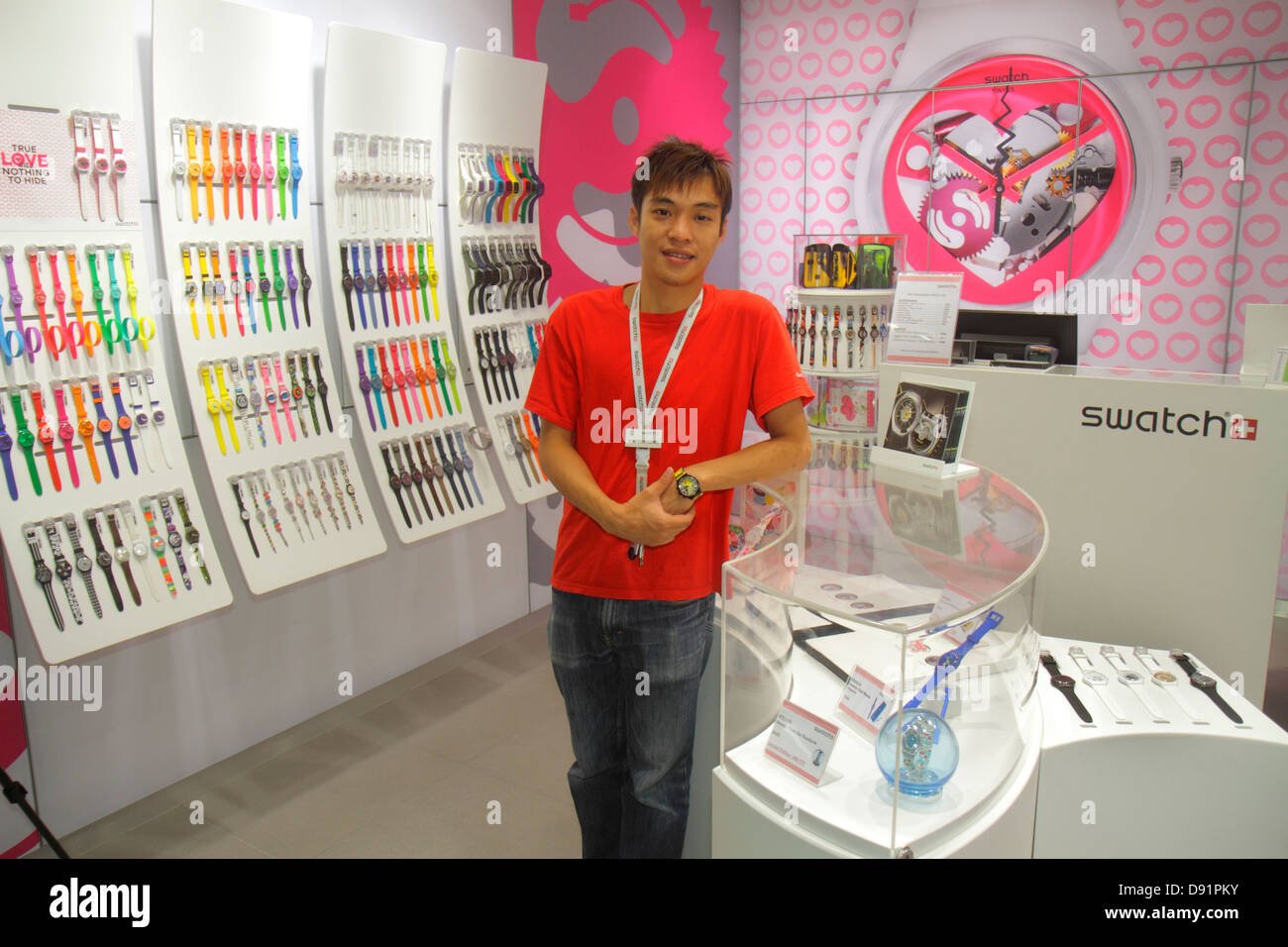 Mall employee hi res stock photography and images Alamy
