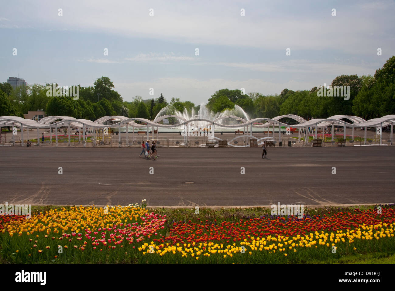 Gorky Park Moscow Stock Photo
