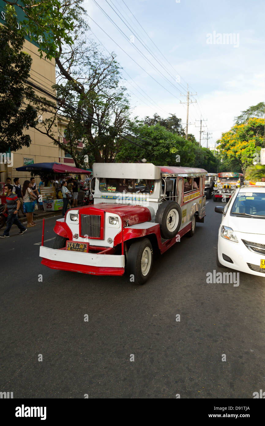 Typical Jeepney in Manila, Philippines Stock Photo Alamy