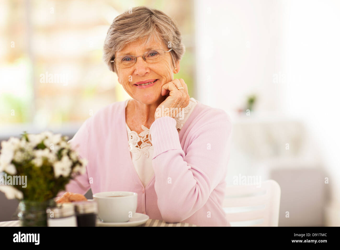 Having tea with grandmother hi-res stock photography and images - Alamy