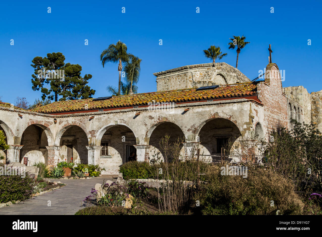 Mission San Juan Capistrano, Orange County California USA Stock Photo