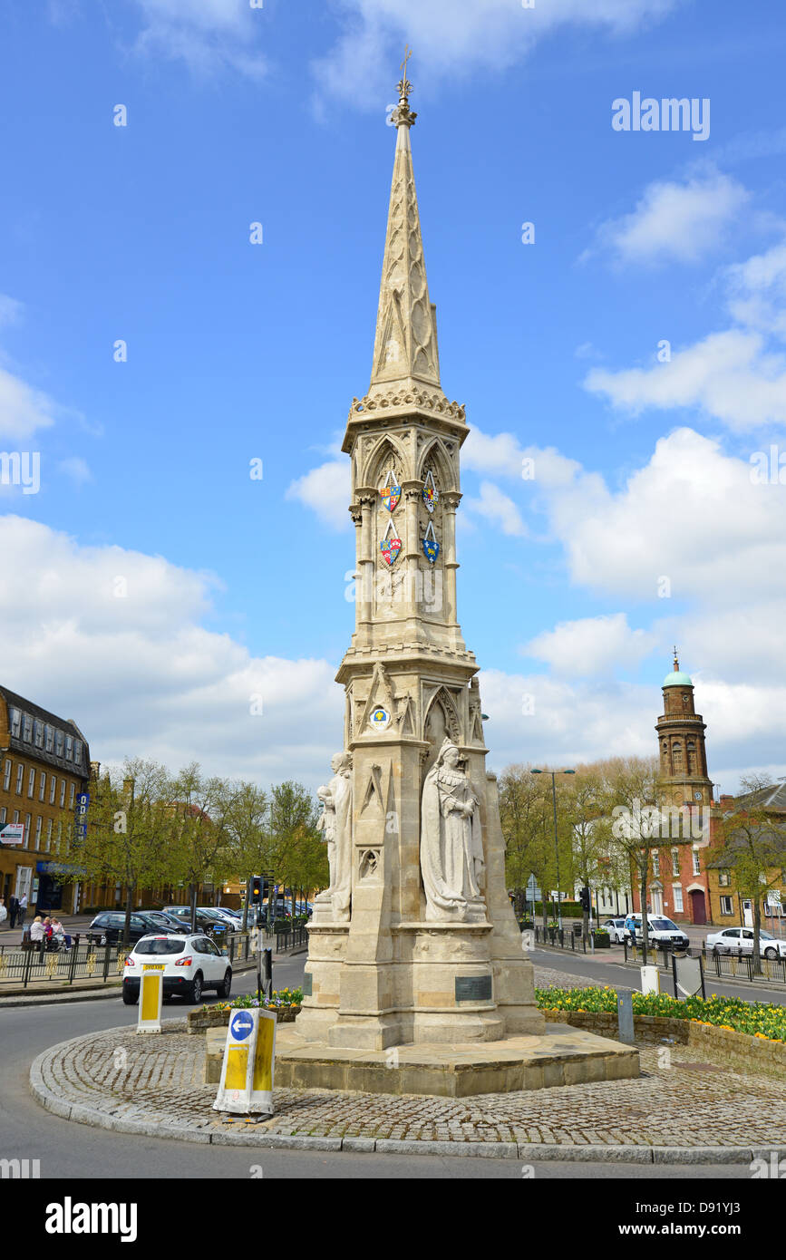 historic-banbury-cross-monument-oxfordshire-hi-res-stock-photography
