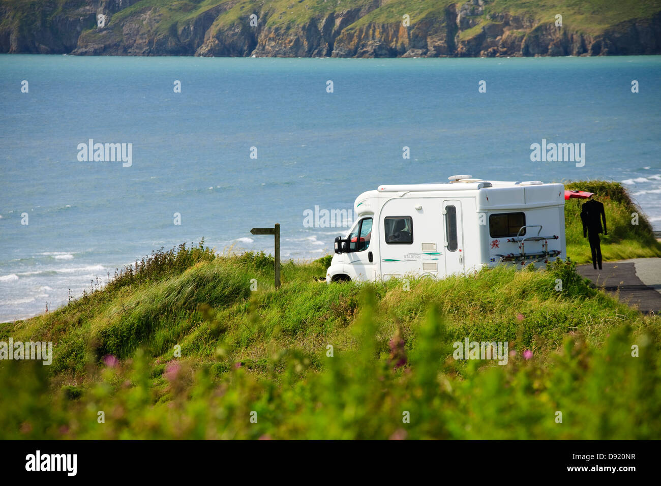 Camper Van Newgale St Brides Bay Haverfordwest Pembrokeshire Wales