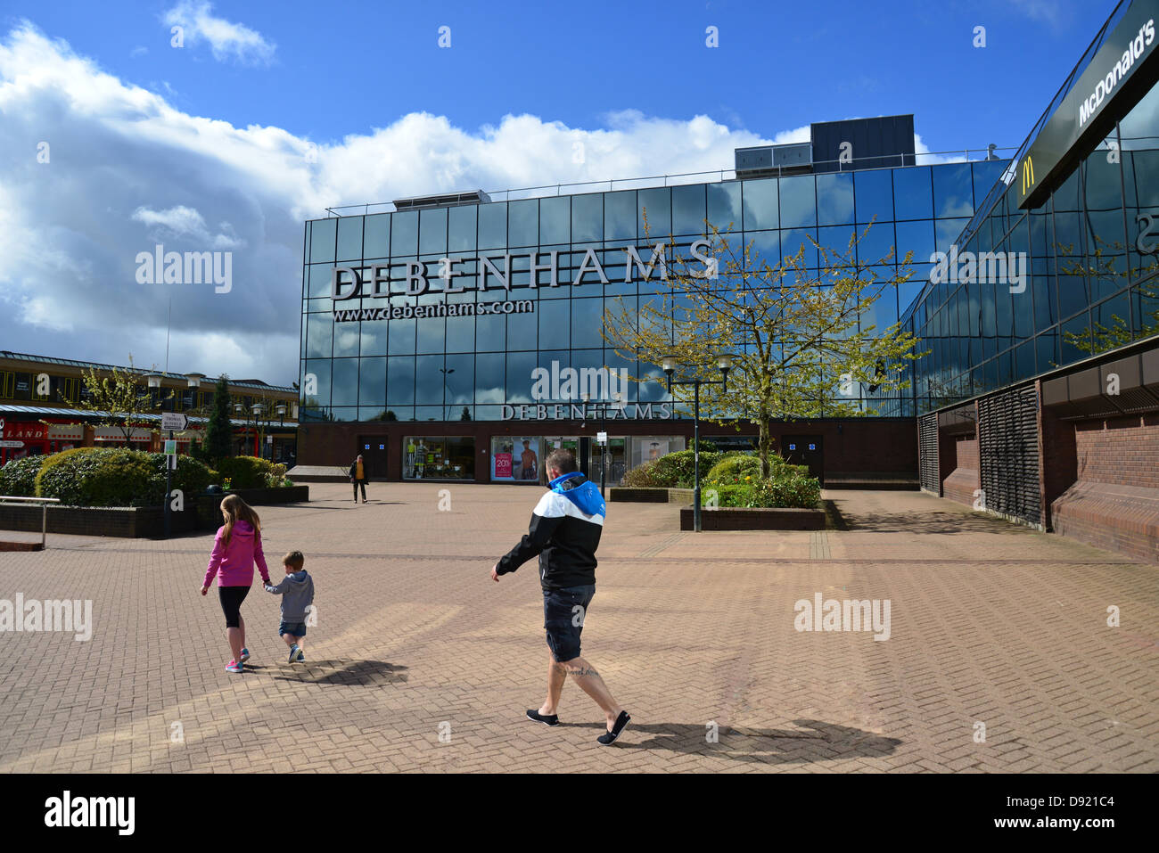 Debenham department store, Telford Shopping centre, Telford, Shropshire, England, United Kingdom Stock Photo