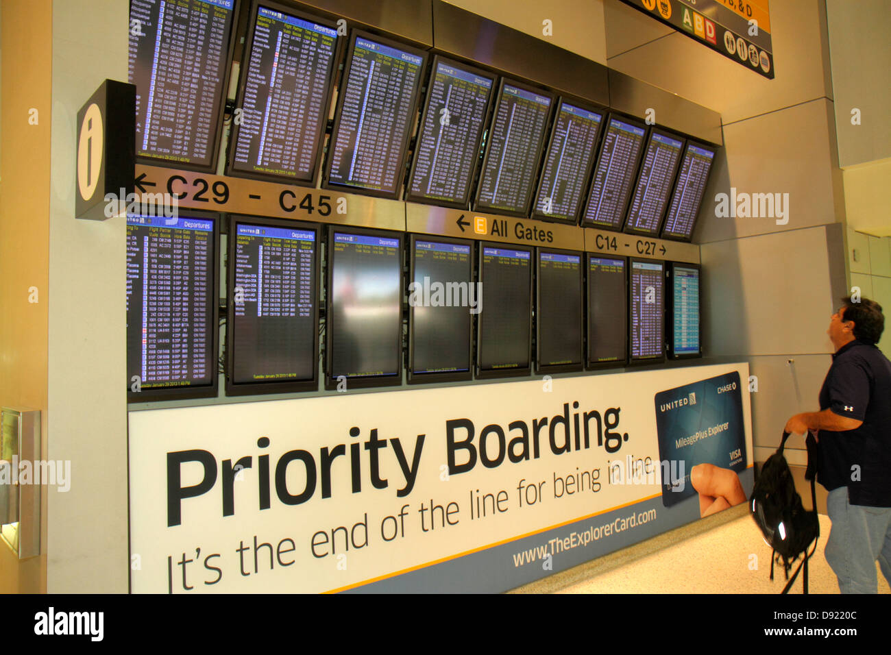 Bush Intercontinental Houston Airport High Resolution Stock