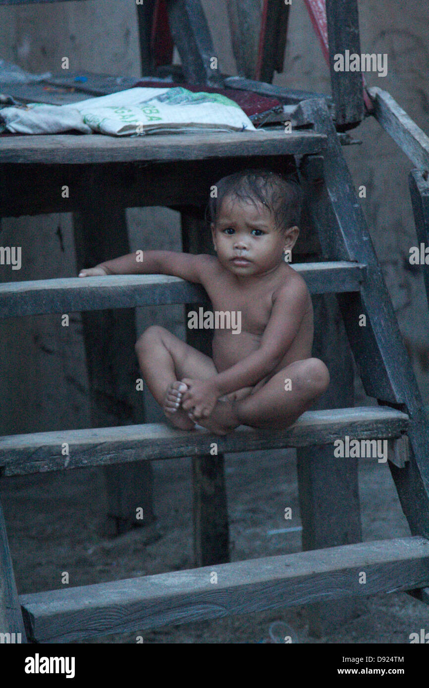 a portrait of a children Stock Photo