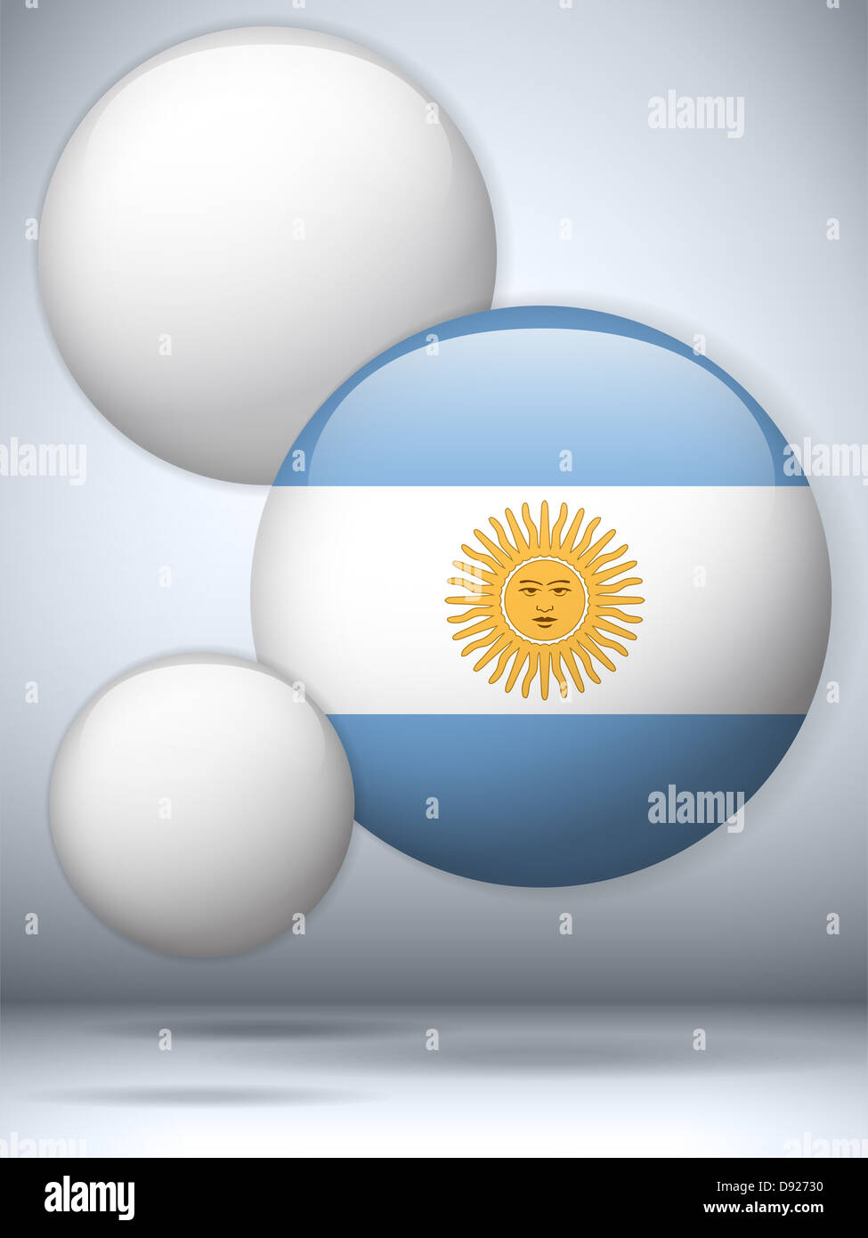 Vector - Argentina Flag Glossy Button Stock Photo - Alamy