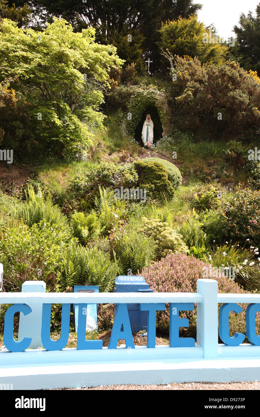 Grotto immaculate conception Ireland Stock Photo