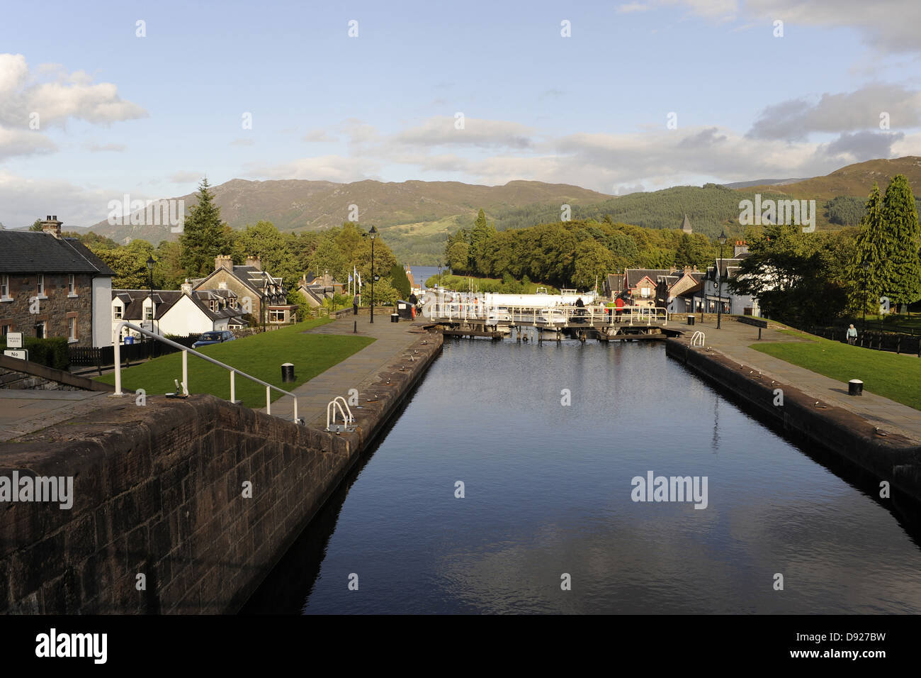 Lock Fort Augustus Loch Ness Highlands Scotland Great Britain