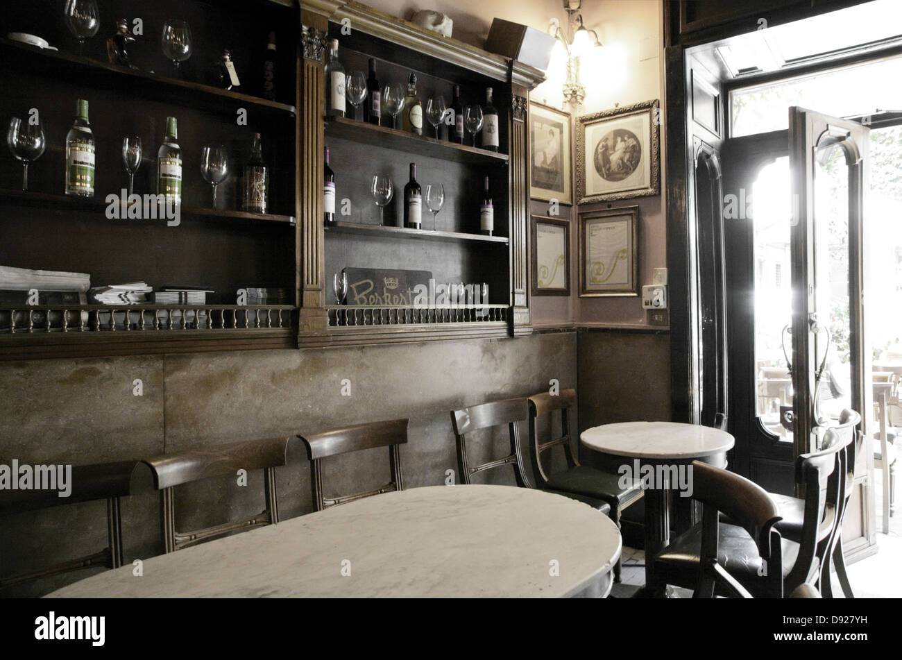 Art nouveau bar interior Stock Photo Alamy