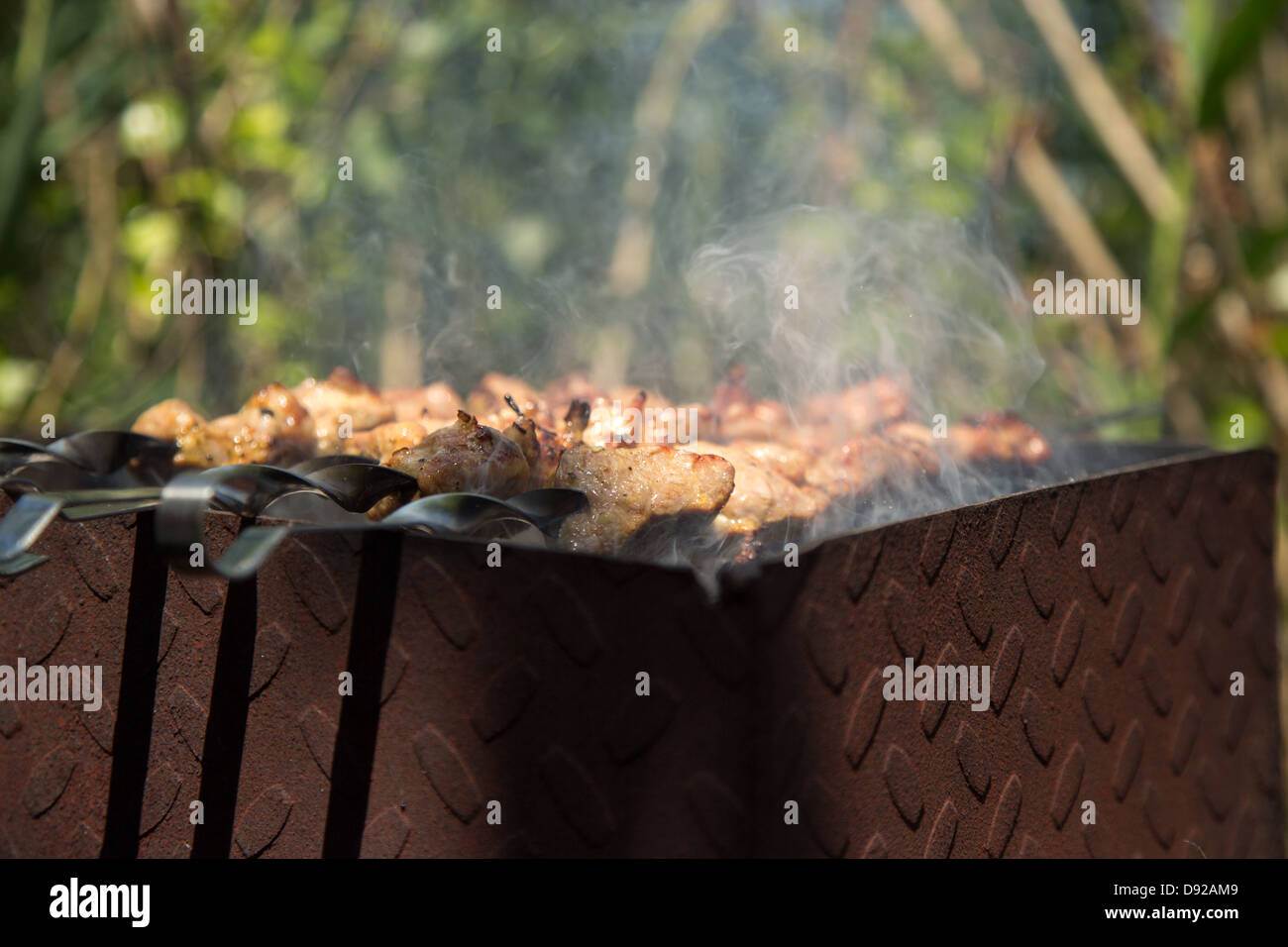 Summer recipe meat grill hi-res stock photography and images - Alamy