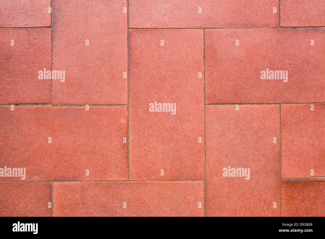 Terracotta floor tile pattern. Stock Photo