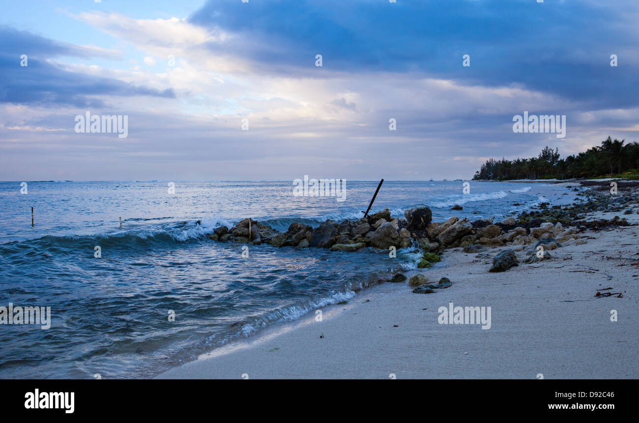 Sunrise - Seven Mile Beach, Grand Cayman Stock Photo