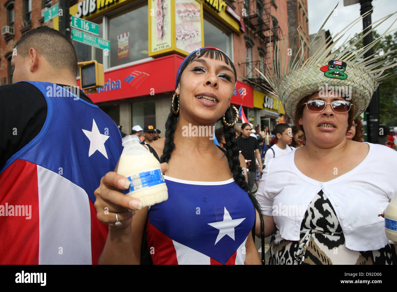 New York, US. 8 June 2013. Puerto Rican�s enjoy the &quot;Puerto Rican Stock