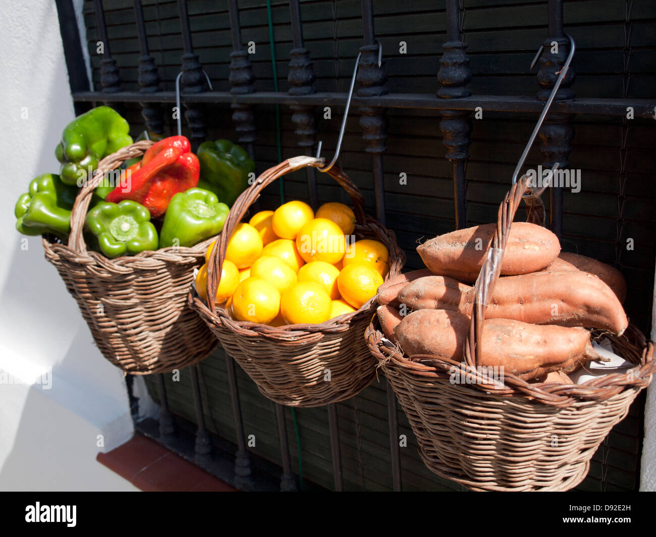 Basket of vegetables Stock Photo Alamy