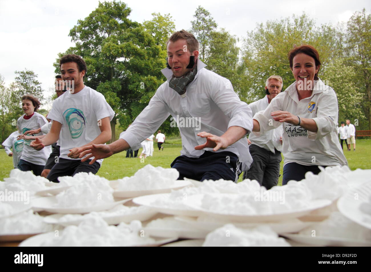 Custard pie fight hires stock photography and images Alamy