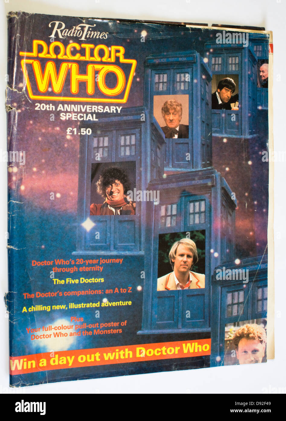 Dr Who Radio Times 20th anniversary special magazine Stock Photo - Alamy