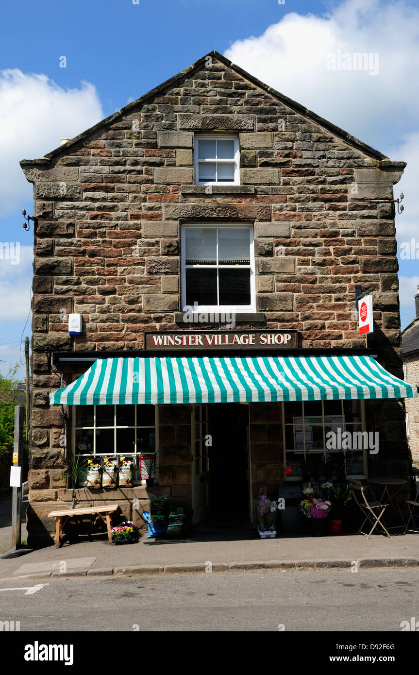 Winster Village Shop,Derbyshire,England Stock Photo Alamy