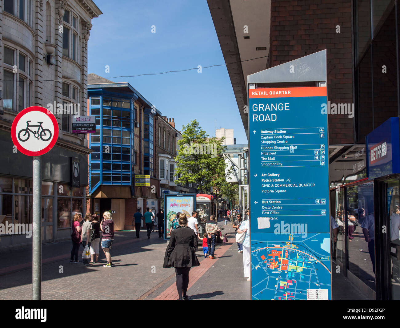 Middlesbrough road sign hires stock photography and images Alamy