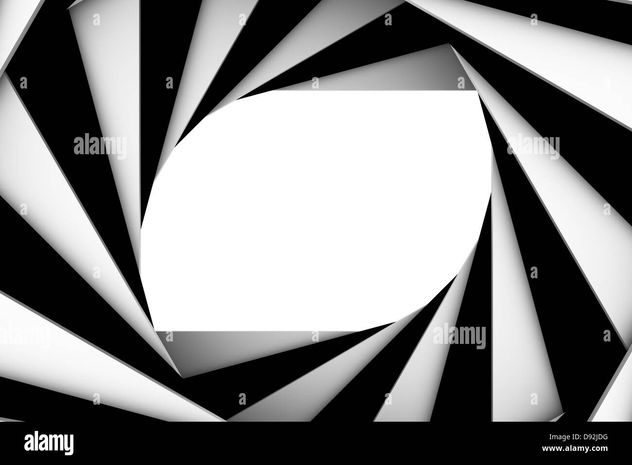 Black and white spiral Stock Photo - Alamy