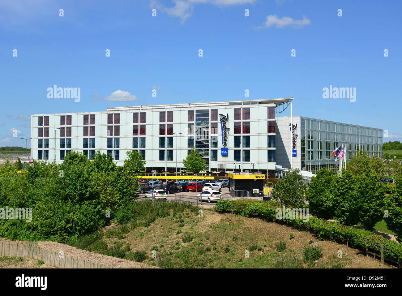 Radisson Blu Hotel at Stansted Airport, Stansted Mountfitchet, Essex, England, United Kingdom Stock Photo