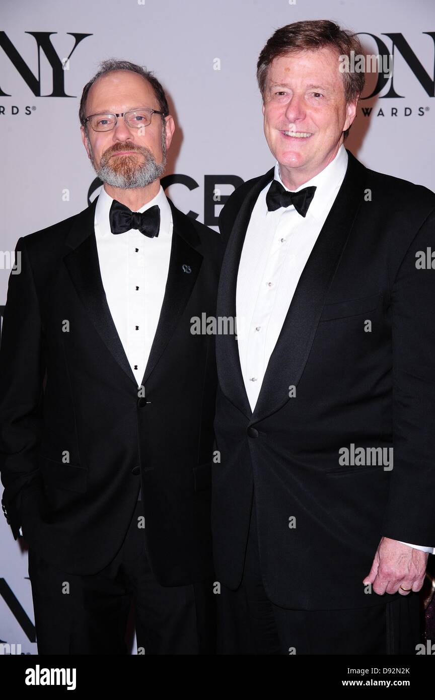 New York, USA. June 9th, 2013. David Hyde Pierce, Brian Hargrove at arrivals for The 67th Annual Tony Awards - Part 2, Radio City Music Hall, New York, NY June 9, 2013. Photo By: Gregorio T. Binuya/Everett Collection/Alamy Live News Stock Photo