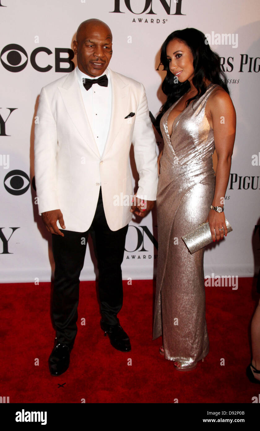 New York, U.S. June 9, 2013. MIKE TYSON and wife KIKI TYSON attend the