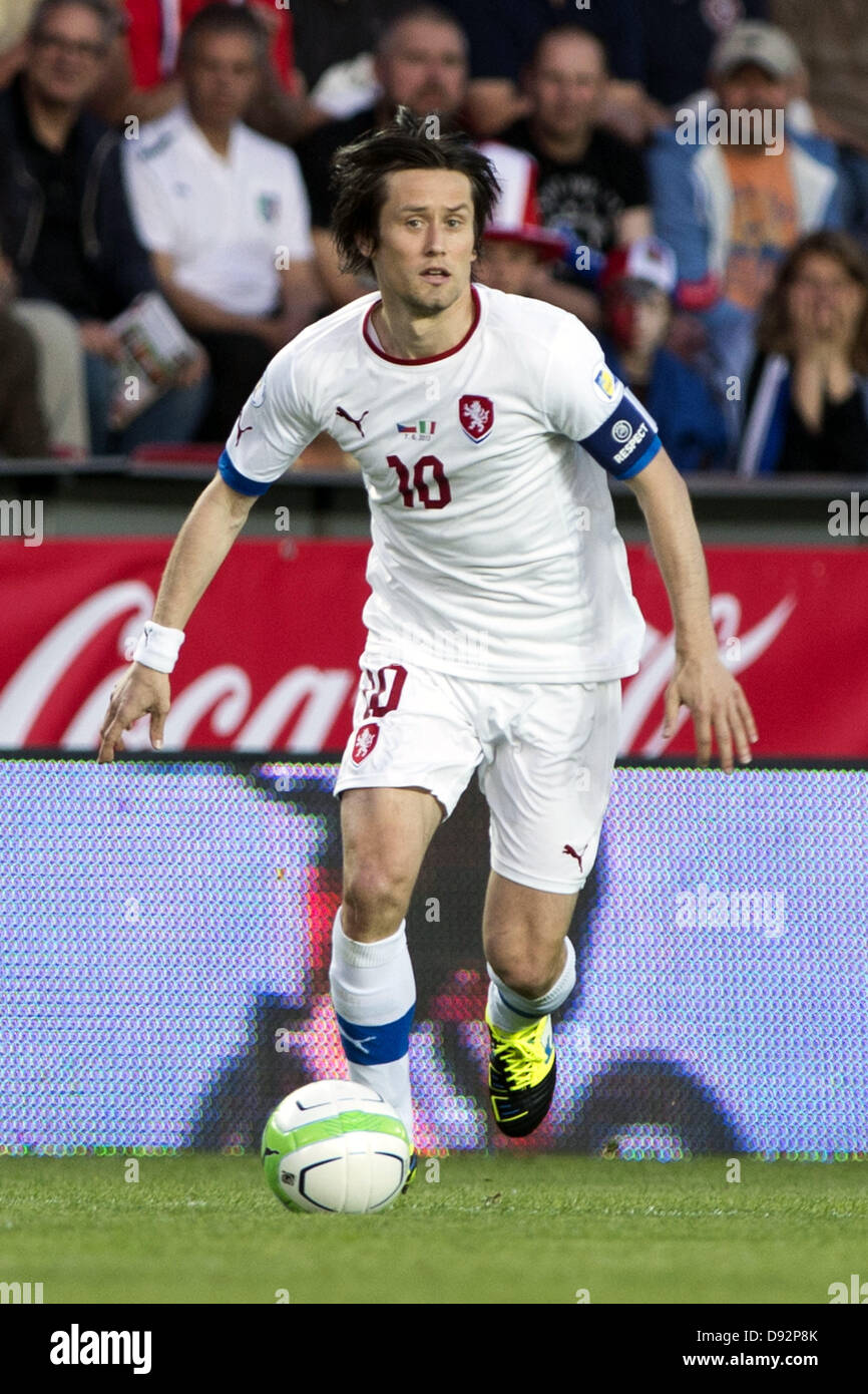 Tomas Rosicky (CZE), JUNE 7, 2013 - Football / Soccer : FIFA World Cup Brazil 2014 Qualifier European Zone Group B match between Czech Republic 0-0 Italy at Generali Arena in Prague, Czech Republic. (Photo by Maurizio Borsari/AFLO) Stock Photo